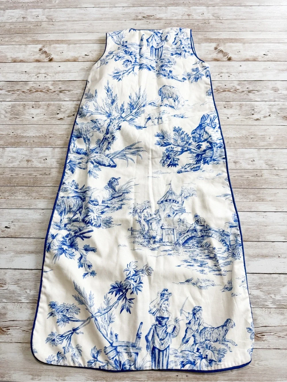 De Buci Baby Italy Sleep Sack in Toile Blue White